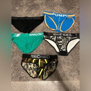 5 pairs briefs men’s underwear (medium fit)